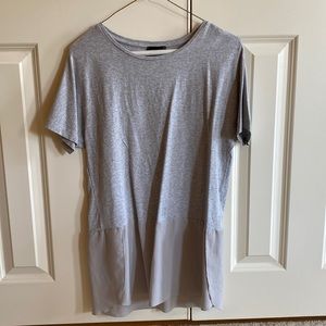 Stylish Grey T-Shirt - Size 6 (UK Size 10)